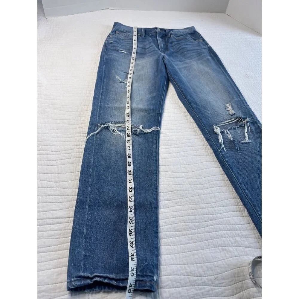 Madewell Womens The Perfect Vintage Blue Jean Distressed SZ 27 High Rise - Picture 11 of 12